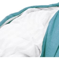 MANTA Coussin D'assise De Chaise Coussin De Chevet Triangulaire Chevet Grand Oreiller 60 X 50 X 22 Cm Bleu -France Coussin et housse de coussin Soldes Boutique 23611438 3