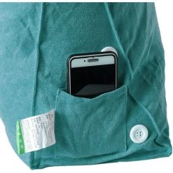 MANTA Coussin D'assise De Chaise Coussin De Chevet Triangulaire Chevet Grand Oreiller 60 X 50 X 22 Cm Bleu -France Coussin et housse de coussin Soldes Boutique 23611438 5