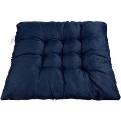 ZEBRAA Coussin De Chaise Doux Carré Square Office Outdoor Garden Home Kitchen Bleu Fonce -France Coussin et housse de coussin Soldes Boutique 23952263 4
