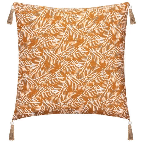 Atmosphera - Coussin Déhoussable Réversible En Coton Imprimé Safari 40 X 40 Cm - Girafe 3 Atmosphera - Coussin Déhoussable Réversible En Coton Imprimé Safari 40 X 40 Cm - Girafe – Image 3
