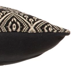 Atmosphera - Coussin Déhoussable Jacquard Noir Shine 39 X 59 Cm - Noir/doré 7 Atmosphera - Coussin Déhoussable Jacquard Noir Shine 39 X 59 Cm - Noir/doré -France Coussin et housse de coussin Soldes Boutique 24192820 4