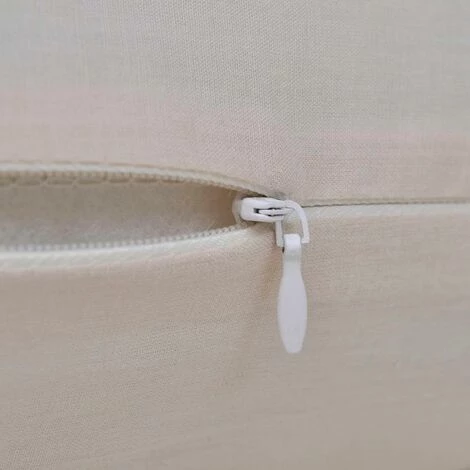 HOMMOO 4 Housses De Coussin En Coton 40 X 40 Cm Beige HDV00547 2 HOMMOO 4 Housses De Coussin En Coton 40 X 40 Cm Beige HDV00547 – Image 2