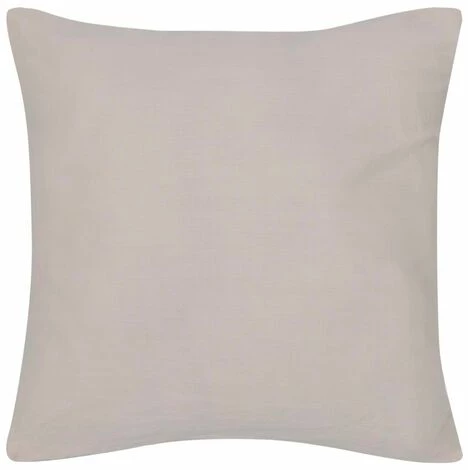 HOMMOO 4 Housses De Coussin En Coton 40 X 40 Cm Beige HDV00547 3 HOMMOO 4 Housses De Coussin En Coton 40 X 40 Cm Beige HDV00547 – Image 3