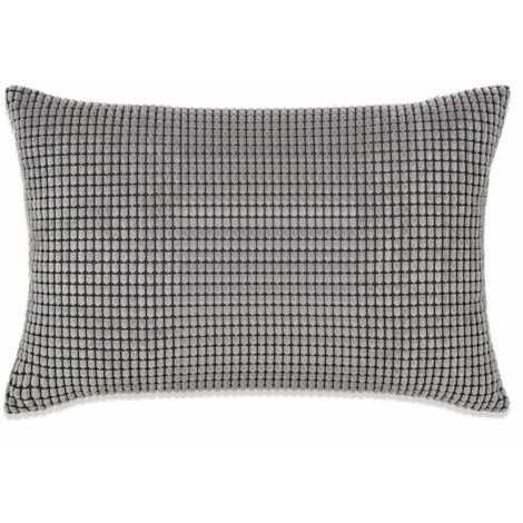 Hommoo Jeu De Coussin 2 Pcs Velours 40 X 60 Cm Gris HDV01945 4 Hommoo Jeu De Coussin 2 Pcs Velours 40 X 60 Cm Gris HDV01945 – Image 4