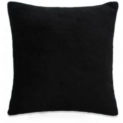 Hommoo Housse De Coussin 4 Pcs Velours 80 X 80 Cm Noir HDV01979 -France Coussin et housse de coussin Soldes Boutique 24993561 4