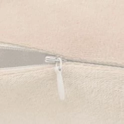 Hommoo Jeu De Coussin 2 Pcs Velours 60 X 60 Cm Blanc Casse HDV01994 -France Coussin et housse de coussin Soldes Boutique 24993718 3