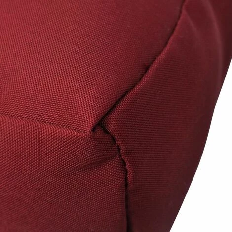 Hommoo Coussin De Siege Rembourre 80x80x10 Cm Bordeaux HDV26329 4 Hommoo Coussin De Siege Rembourre 80x80x10 Cm Bordeaux HDV26329 – Image 4