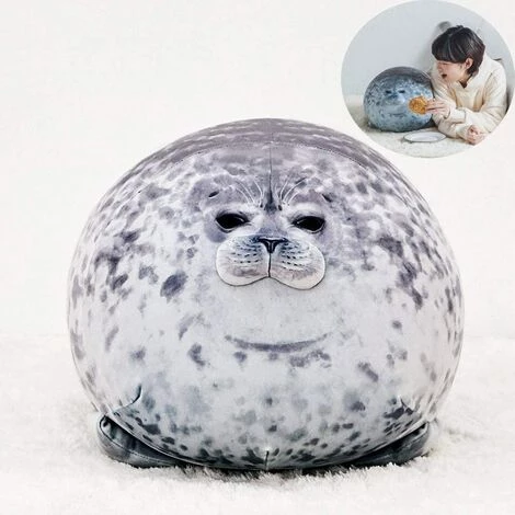BARES Oreiller De Phoque, Peluche Moelleuse Douce Ocean Animal, Coussin En Peluche Cutton, Jouet Mignon Pour Les Enfants 2 BARES Oreiller De Phoque, Peluche Moelleuse Douce Ocean Animal, Coussin En Peluche Cutton, Jouet Mignon Pour Les Enfants – Image 2