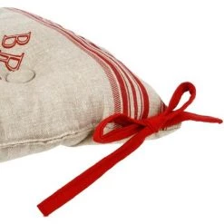 Lot De 6 Galettes De Chaises Bistrot Rouge Atmosphera -France Coussin et housse de coussin Soldes Boutique 25896535 4