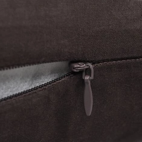 TRUE DEAL Housse De Coussin En Coton 4 Pcs 80 X 80 Cm Marron 3 TRUE DEAL Housse De Coussin En Coton 4 Pcs 80 X 80 Cm Marron – Image 3