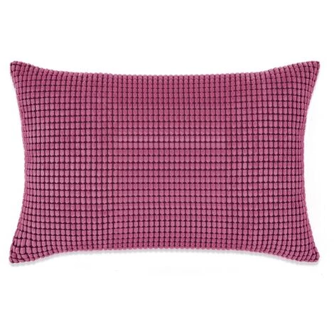 TRUE DEAL Jeu De Coussin 2 Pcs Velours 40 X 60 Cm Rose 2 TRUE DEAL Jeu De Coussin 2 Pcs Velours 40 X 60 Cm Rose – Image 2