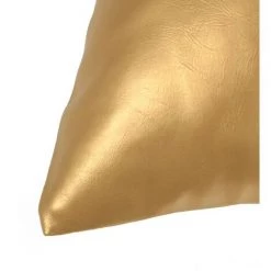 TRUE DEAL Jeu De Coussin 2 Pcs PU 60 X 60 Cm Doré 7 TRUE DEAL Jeu De Coussin 2 Pcs PU 60 X 60 Cm Doré -France Coussin et housse de coussin Soldes Boutique 26116791 3