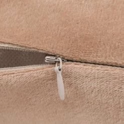 TRUE DEAL Jeu De Coussin 2 Pcs Velours 40 X 60 Cm Beige -France Coussin et housse de coussin Soldes Boutique 26116807 4