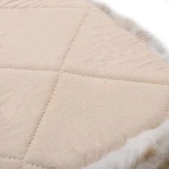 TRUE DEAL Coussins De Chaise 2 Pcs Mélange De Marron Mouton Véritable -France Coussin et housse de coussin Soldes Boutique 26273334 4