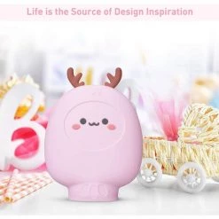 BARES Bouteille D'eau Chaude Coussin Chauffant De Haute Qualité Sac D'eau Chaude En Silicone Environnemental Cadeau De Thérapie Chaude Et Froide Pour Anniversaire, Noël, Saint-Valentin, Pièce D'échange De Cadeaux (rose) -France Coussin et housse de coussin Soldes Boutique 26494099 3