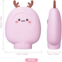 BARES Bouteille D'eau Chaude Coussin Chauffant De Haute Qualité Sac D'eau Chaude En Silicone Environnemental Cadeau De Thérapie Chaude Et Froide Pour Anniversaire, Noël, Saint-Valentin, Pièce D'échange De Cadeaux (rose) -France Coussin et housse de coussin Soldes Boutique 26494099 5