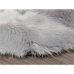 BEARSU Peau De Mouton Synthétique,Cozy Sensation Comme Véritable Laine Tapis En Fourrure Synthétique, Man-Made Laine Tapis De Canapé Coussin (60x60cm, Gris) 9 BEARSU Peau De Mouton Synthétique,Cozy Sensation Comme Véritable Laine Tapis En Fourrure Synthétique, Man-Made Laine Tapis De Canapé Coussin (60x60cm, Gris) -France Coussin et housse de coussin Soldes Boutique 26509402 5