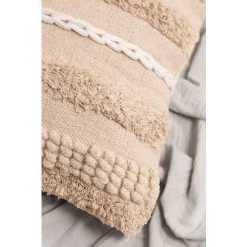 Coussin Carré En Coton (50x50cm) Punet SKLUM Coton - Beige Crème -France Coussin et housse de coussin Soldes Boutique 26672879 3