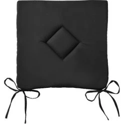Beautissu Lot De 4 Galettes De Chaise - Coussin Kim Coloré Noir 8 Beautissu Lot De 4 Galettes De Chaise - Coussin Kim Coloré Noir -France Coussin et housse de coussin Soldes Boutique 26692391 4