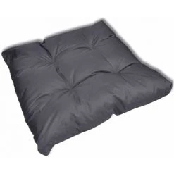 DéCOSHOP26 Coussin Rembourré De Chaise Intérieur Ou Extérieur 80x80x10 Cm Gris - Gris