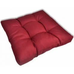 DéCOSHOP26 Coussin De Chaise Intérieur Ou Extérieur 60x60x10 Cm Rouge Bordeaux - Or