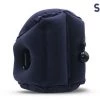 LBTN Oreiller Gonflable De Voyage Aérien Coussin De Tête D'avion Support De Cou Bureau Sieste (bleu Foncé, S)