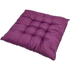LBTN Coussin De Chaise Carré Doux Coussin Carré Intérieur Jardin Extérieur Cuisine Bureau 40 * 40 * 2 Cm (violet, Lot De 1) -France Coussin et housse de coussin Soldes Boutique 26810238 4