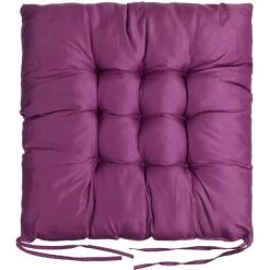 LBTN Coussin De Chaise Carré Doux Coussin Carré Intérieur Jardin Extérieur Cuisine Bureau 40 * 40 * 2 Cm (violet, Lot De 1) -France Coussin et housse de coussin Soldes Boutique 26810238 5