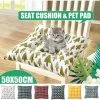 LBTN 50 * 50cm Coussin De Chaise Coussin De Siège Super épais Coussin De Siège Patio Extérieur Doux (coussin De Chaise (# 4))