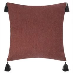 Atmosphera - Coussin Déhoussable Marsala Imprimé Ethnique 40 X 40 Cm - Modèle 2 -France Coussin et housse de coussin Soldes Boutique 26856534 5