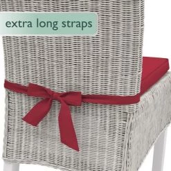 Beautissu Lot De 4 Galettes De Chaise Pia - Coussin Confortable Coloré Idéal Pour Intérieur Extérieur 45x40x5cm Rouge -France Coussin et housse de coussin Soldes Boutique 27183471 4