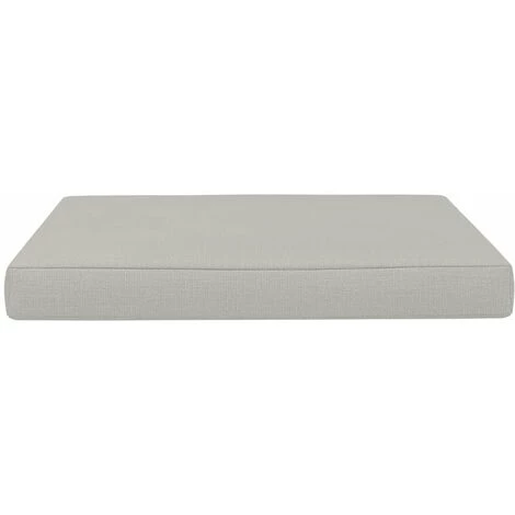 DéCOSHOP26 Coussin De Plancher De Palette 60x61,5x6 Cm Beige Tissu - Beige 2 DéCOSHOP26 Coussin De Plancher De Palette 60x61,5x6 Cm Beige Tissu - Beige – Image 2