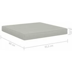 DéCOSHOP26 Coussin De Plancher De Palette 60x61,5x6 Cm Beige Tissu - Beige 7 DéCOSHOP26 Coussin De Plancher De Palette 60x61,5x6 Cm Beige Tissu - Beige -France Coussin et housse de coussin Soldes Boutique 27184501 4