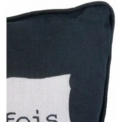 ALTOBUY FAMILY - Coussin Déhoussable 40x40cm "Belle Journée" - Blanc -France Coussin et housse de coussin Soldes Boutique 27209160 3