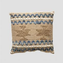 Coussin En Jute (45x45 Cm) Zaci SKLUM Jute - Coton - Naturel