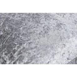 RIDEAUDISCOUNT Housse De Coussin 45 X 45 Cm Déhoussable Velours Effet Frappé Gris Clair - Gris -France Coussin et housse de coussin Soldes Boutique 27362331 3