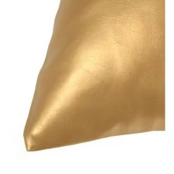 LITZEE Jeu De Coussin 2 Pcs PU 45 X 45 Cm Doré -France Coussin et housse de coussin Soldes Boutique 27568430 3