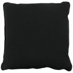 THEDECOFACTORY POP - <p>Coussin 100% Coton Noir 50x50 - Noir