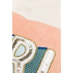 Coussin Carré En Coton (40x40 Cm) Binik SKLUM Coton - Multicouleur Classic -France Coussin et housse de coussin Soldes Boutique 27940033 4