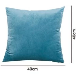 LONGZIMING Lot De 2, Velours Doux Décoratif Carré Coussin Housse De Coussin Couvre Taie D'oreiller, Décorations Pour La Maison Canapé Canapé Lit Chaise -France Coussin et housse de coussin Soldes Boutique 27992047 5