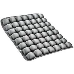 BARES Coussin Orthopédique De Siège Gonflable Pour Réduire La Douleur Causée Par Coccyx Et Hémorroïdes, Coussin De Dos Et Assise Ergonomique, Fournir Un Soutien Lombaire Pour Chaise (Gris) 45*45
