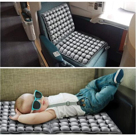 BARES Coussin Orthopédique De Siège Gonflable Pour Réduire La Douleur Causée Par Coccyx Et Hémorroïdes, Coussin De Dos Et Assise Ergonomique, Fournir Un Soutien Lombaire Pour Chaise (Gris) 45*45 4 BARES Coussin Orthopédique De Siège Gonflable Pour Réduire La Douleur Causée Par Coccyx Et Hémorroïdes, Coussin De Dos Et Assise Ergonomique, Fournir Un Soutien Lombaire Pour Chaise (Gris) 45*45 – Image 4