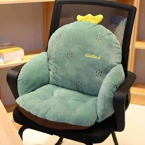 BARES Coussin De Siège Coussin De Canapé En Peluche Doux Coussins De Fauteuil De Soutien Du Dos, Coussin De Siège De Voiture Chaise Coussin Rembourré Coussin De Siège De Chaise Avec Sangles Couss 2 BARES Coussin De Siège Coussin De Canapé En Peluche Doux Coussins De Fauteuil De Soutien Du Dos, Coussin De Siège De Voiture Chaise Coussin Rembourré Coussin De Siège De Chaise Avec Sangles Couss – Image 2