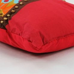 THEDECOFACTORY NALIA - <p>Coussin Motifs Floraux Avec Perles Multicolore 30x50 - Rose -France Coussin et housse de coussin Soldes Boutique 28194693 2