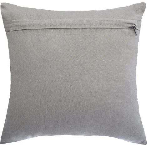 HOMEMAISON Coussin Déhoussable Esprit Graphique Gris 40 X 40cm 2 HOMEMAISON Coussin Déhoussable Esprit Graphique Gris 40 X 40cm – Image 2