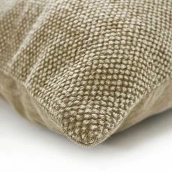 THEDECOFACTORY VINTAGE USED - <p>Coussin Effet Délavé Beige Naturel 70x70 - Beige Naturel -France Coussin et housse de coussin Soldes Boutique 28314003 3