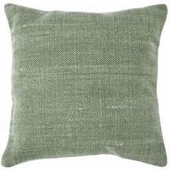 THEDECOFACTORY VINTAGE USED - <p>Coussin Effet Délavé Vert Clair 70x70 - Vert Clair