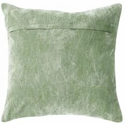 THEDECOFACTORY VINTAGE USED - <p>Coussin Effet Délavé Vert Clair 70x70 - Vert Clair -France Coussin et housse de coussin Soldes Boutique 28314006 5