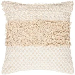 Atmosphera - Coussin Déhoussable En Coton Jacquard Motif En Relief 40 X 40 Cm - Petite Boule
