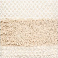 Atmosphera - Coussin Déhoussable En Coton Jacquard Motif En Relief 40 X 40 Cm - Petite Boule -France Coussin et housse de coussin Soldes Boutique 28364095 3